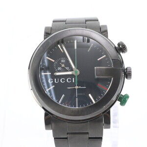 Gucci Sherry Line Chronograph 101M Quartz Watch, Black, Men's